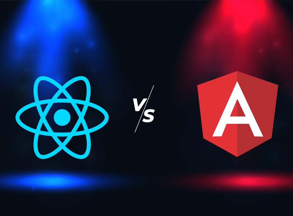 Angular vs React Which JavaScript framework is used for frontend ...